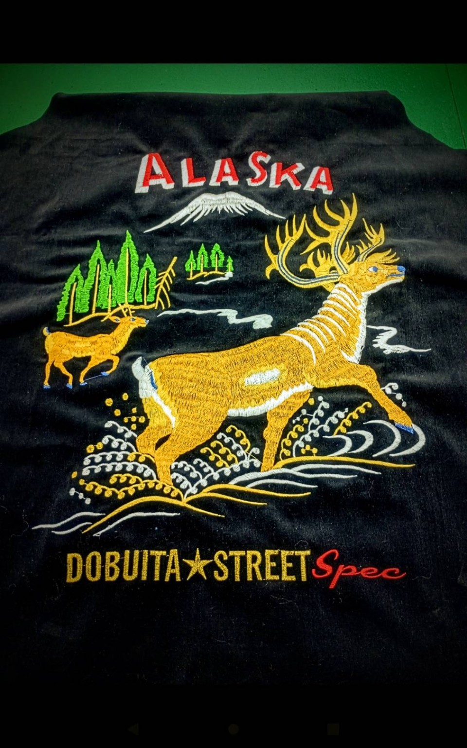 06 / ALASKA・鹿 裁断生地への試し打ち